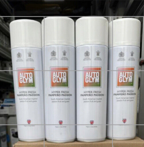 4 X Autoglym Hyperfresh PAMPERO PASSION BRAND NEW 2021 Air Freshener Home Car