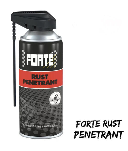 6 x New Forte Rust Penetrant New Design 400ml Spray Loosens Rusted/Seized Parts