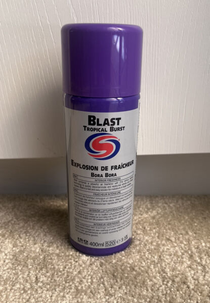 2 x AUTOSMART BLAST TROPICAL BURST FRESHENER 400ML,CAR HOME OFFICE GYM NEW 2023