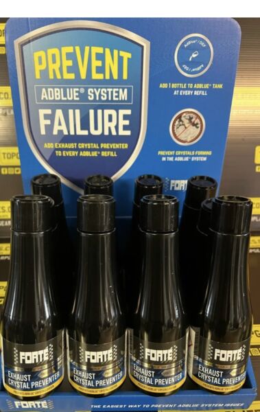 12 x Forte ADBLUE Exhaust Crystal Preventer Protects SCR Systems - 150ml