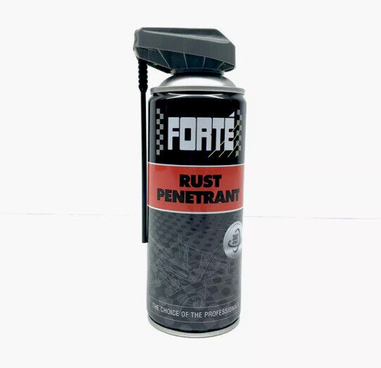 6 x New Forte Rust Penetrant New Design 400ml Spray Loosens Rusted/Seized Parts