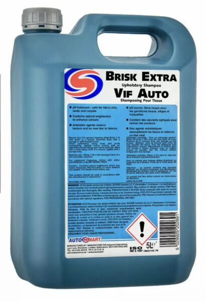 Autosmart Brisk Extra Foam Interior Cleaner Marks 1 L & CLOTH, FREE P & P