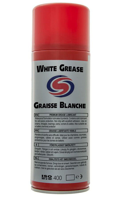 12 x Autosmart White Grease Lubricates & Protects 400ml FREE DELIVERY