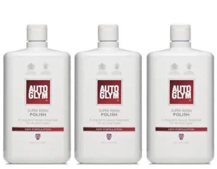 AUTOGLYM SUPER RESIN POLISH 1 L LITRE - x 3 Bundle FREE P & P