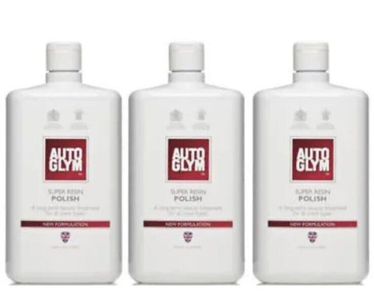 AUTOGLYM SUPER RESIN POLISH 1 L LITRE - x 3 Bundle FREE P & P