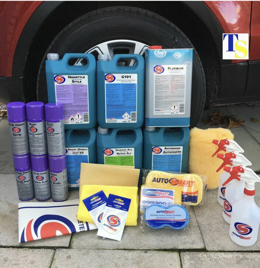 Autosmart Valeting Kit - Complete Car Clean Kit 30pcs *RRP £399* IDEAL GIFT