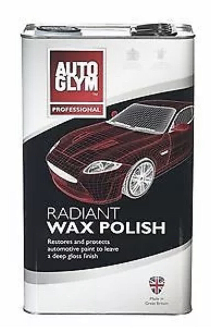 6 x Autoglym Radiant Super Resin Wax Polish 5 LITRE 5L NEW *FREE DELIVERY*