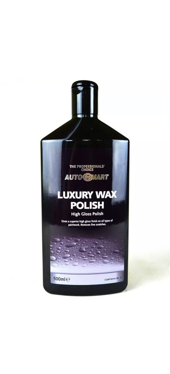 AUTOSMART LUXURY WAX POLISH 500ML - HIGH SHINE POLISH WITH PROTECTION WAX