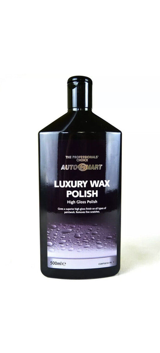 AUTOSMART LUXURY WAX POLISH 500ML - HIGH SHINE POLISH WITH PROTECTION WAX