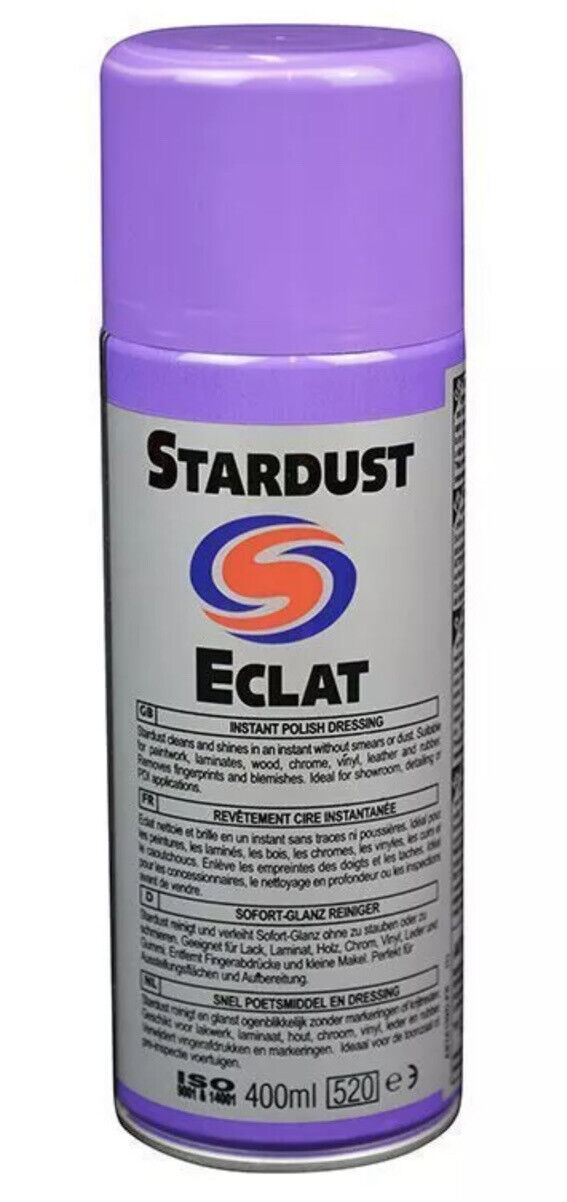 5 x Autosmart Stardust Eclat Instant Car Polish Dressing 400ml Can FAST SHIPPING