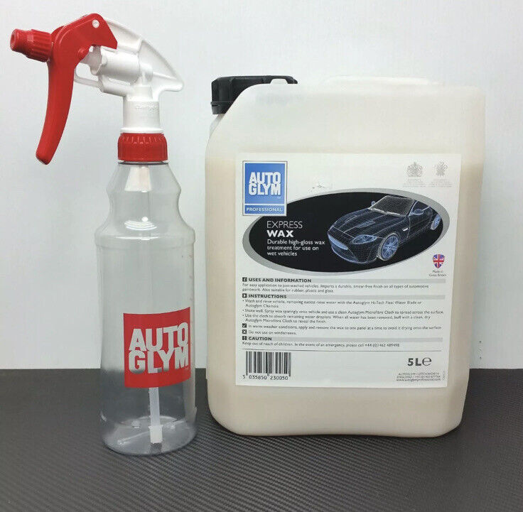 Autoglym 5ltr EXPRESS WAX WITH FREE SPRAY BOTTLE *FAST DISPATCH*