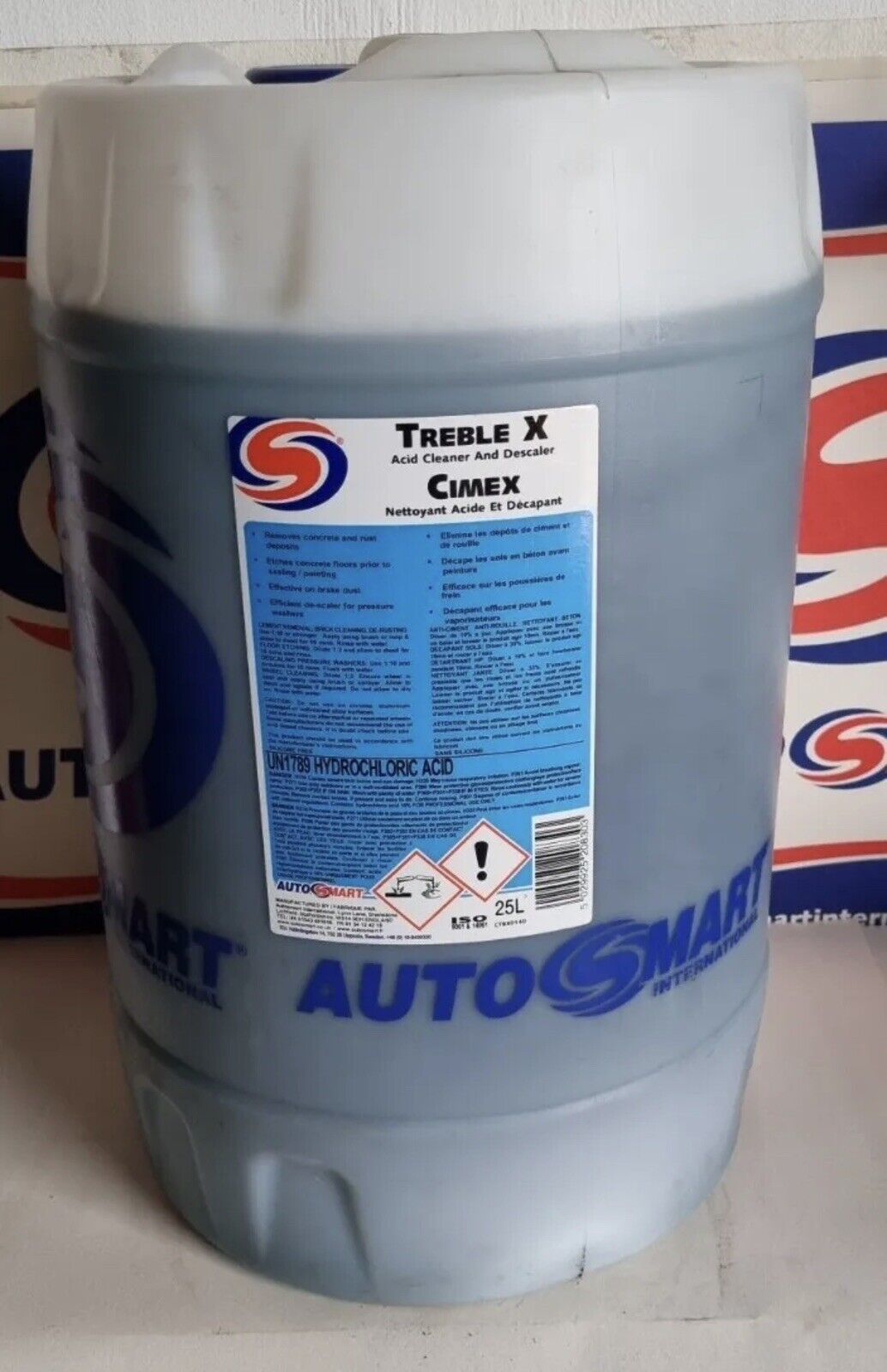 Autosmart Treble X Acid Cleaner And Descaler 25ltr Free Delivery