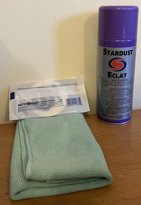 Autosmart Spray STARDUST ECLAT POLISH - FREE CLOTH AND AIR FRESHENER