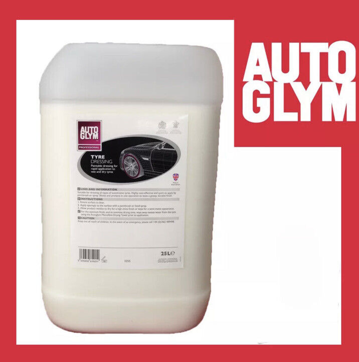 Autoglym tyre dressing for rapid application to wet and dry 25LTR 25 LTR litre