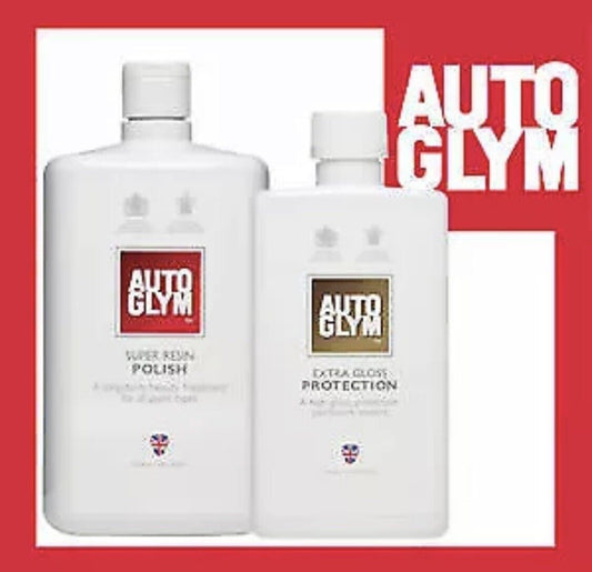 2 x Autoglym Super Resin Polish 1 L & Extra Gloss 500ML - POLISH & PROTECT PACK