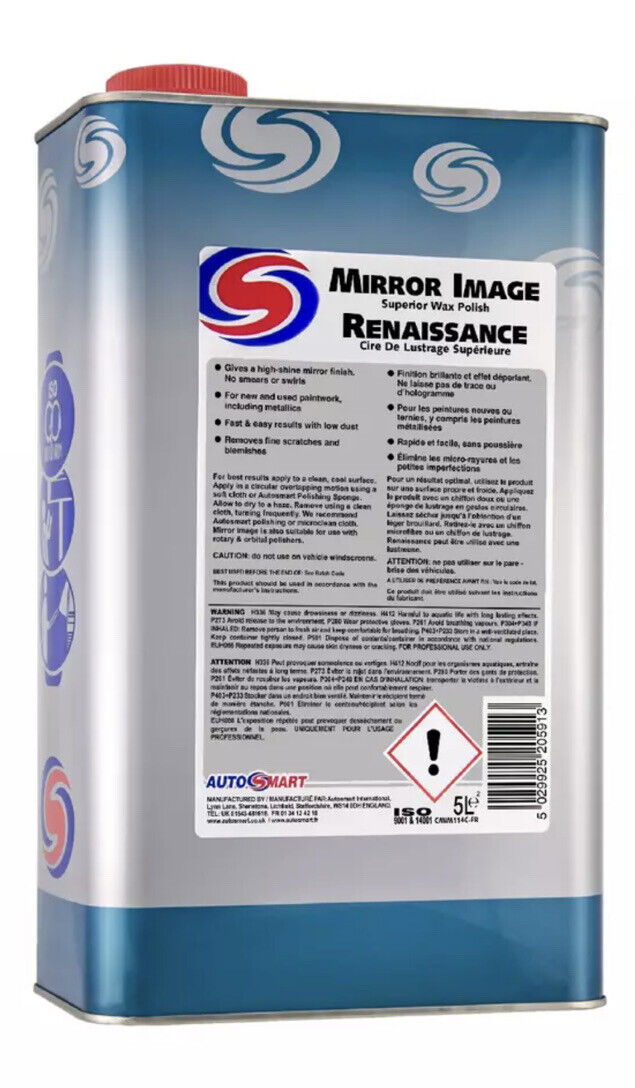 AutoSmart Mirror Image Wax Car Care Polish Bond Shine 5L (FREE DELIVERY)