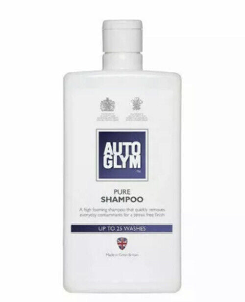 Autoglym Pure Shampoo Car Wash Cleaning Bodywork Gloss Valeting Finish (500ml)