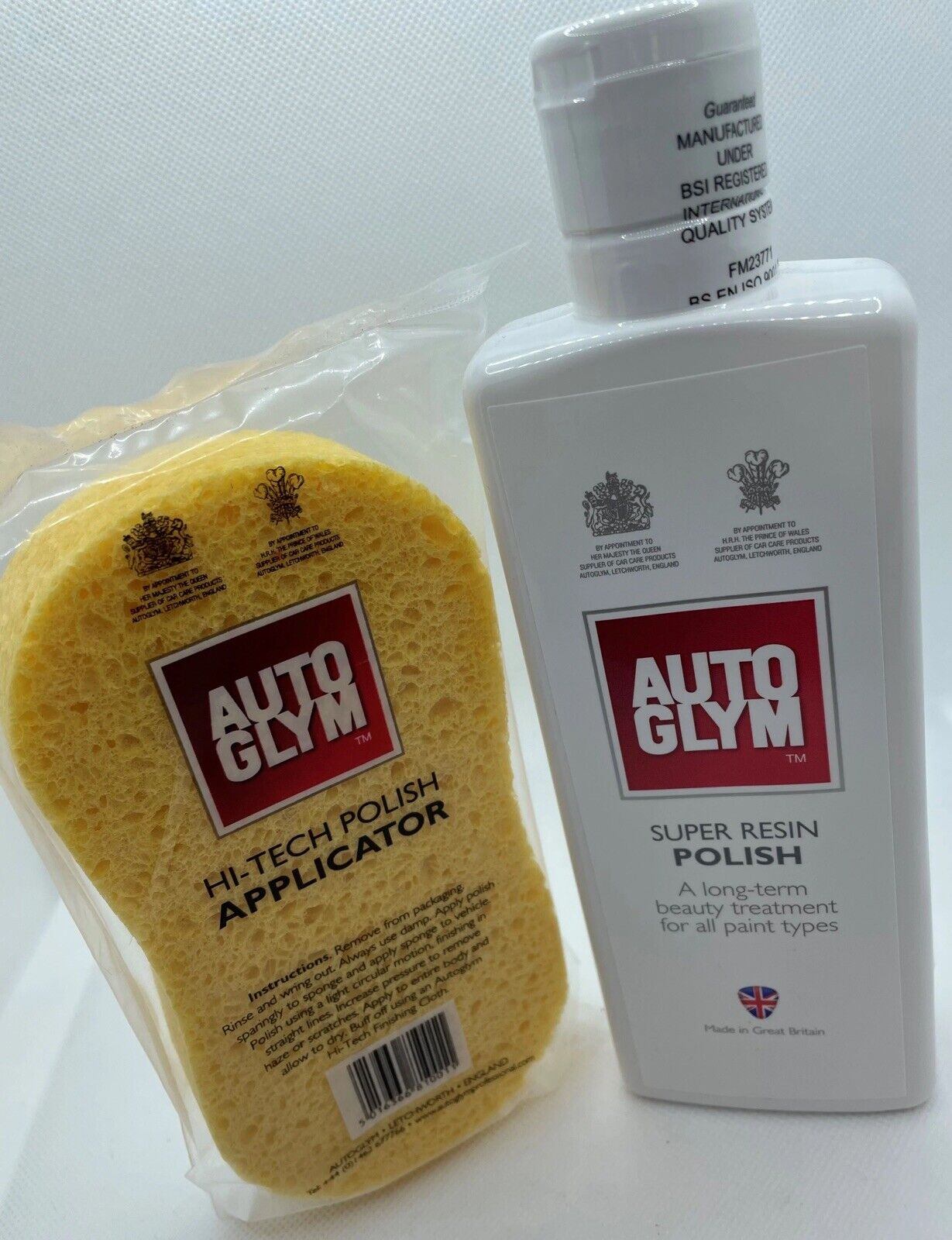 AUTOGLYM SUPER RESIN POLISH 325 ml + HI-TECH POLISH APPLICATOR SPONGE