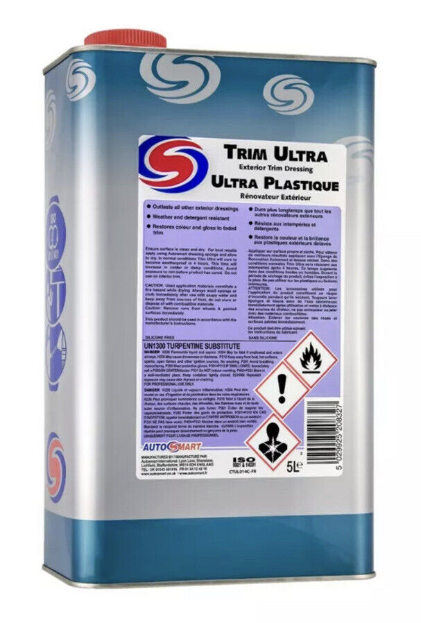 Autosmart Trim Ultra 5L - Exterior Trim Dressing Immediate Dispatch