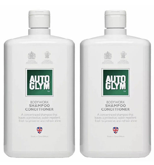 2 x Autoglym Bodywork Shampoo & Conditioner 1L Complete with Free Delivery