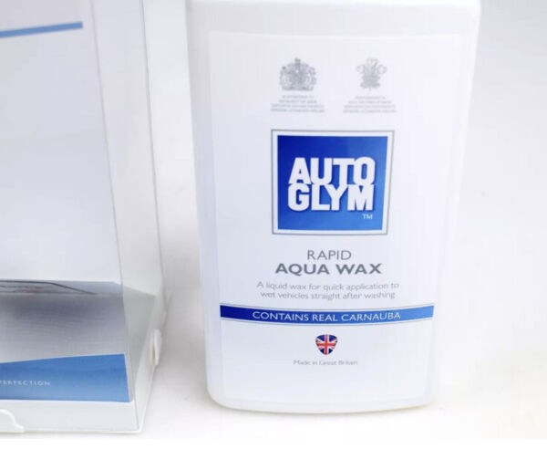 AUTOGLYM Rapid Aqua Wax Complete Kit Shine 2 x Microfibre Cloths - FREE DELIVERY