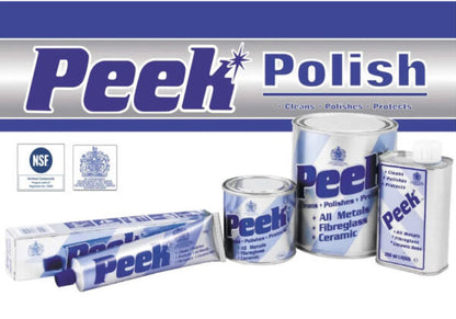 6 x Peek Metal Polish Paste 100ml ALL Metal Surfaces Such As Silver Brass Copper