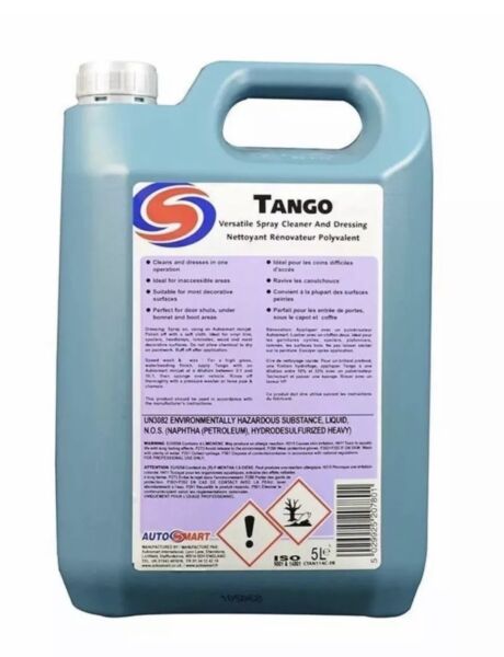 Autosmart TANGO Cleaner & Dressing Car Care Valet 600 ML  FREE Cloth Free P & P
