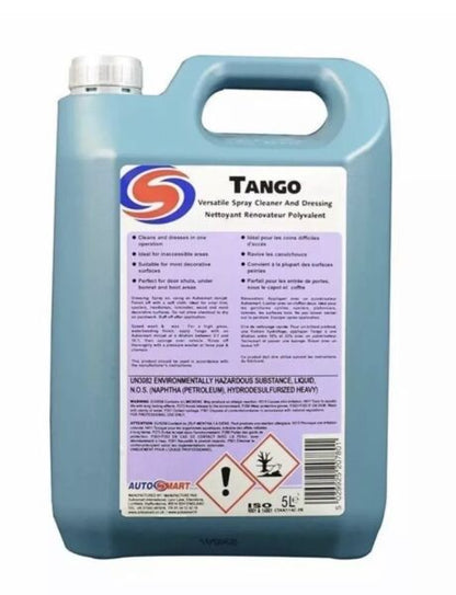 Autosmart TANGO Cleaner & Dressing Car Care Valet 600 ML  FREE Cloth Free P & P