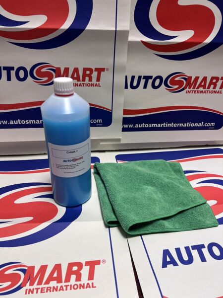 AUTOSMART COBALT+ SPRAY POLISH 1 LITRE USE WET OR DRY - DUST FREE- Free Cloth