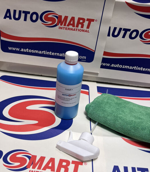 AUTOSMART COBALT+ SPRAY POLISH 500 ml USE WET OR DRY & Free Cloth & Spray Head