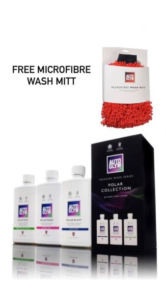 2 x Autoglym VP3PC Polar Collection Kit + Free Wash Mitt, Wash, Coat  + Foam