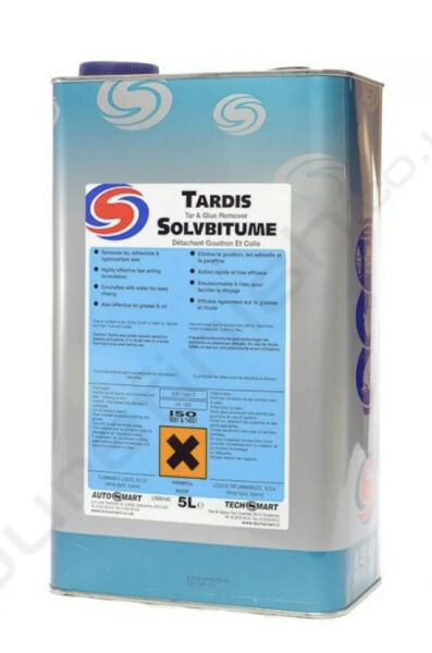 3 x AutoSmart Tardis Tar & Glue Remover Car Cleaning Wash Valet 5 L