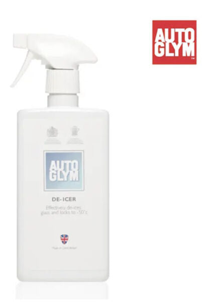 3 x Autoglym De-Icer Frost Snow Windows Windscreen De Icer Glass Cleaner 500ml