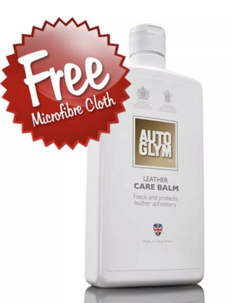 **NEW 2021** Autoglym Car / Motorbike Seat Leather Balm Conditioner Complete Kit