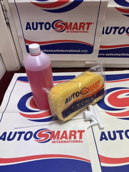 Autosmart Ali Shine 1 Litre Acid Wheel Cleaner Alloy Plastic Spray Head & Sponge