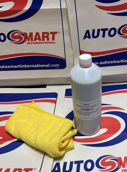 Autosmart Finish Interior Trim Tyre And Engine Dressing Shine 1 L & Cloth