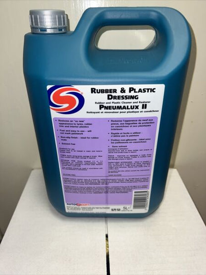 AUTOSMART 5 L, Rubber & Plastic DRESSING - TRADE - INTERIOR EXTERIOR RESTORER