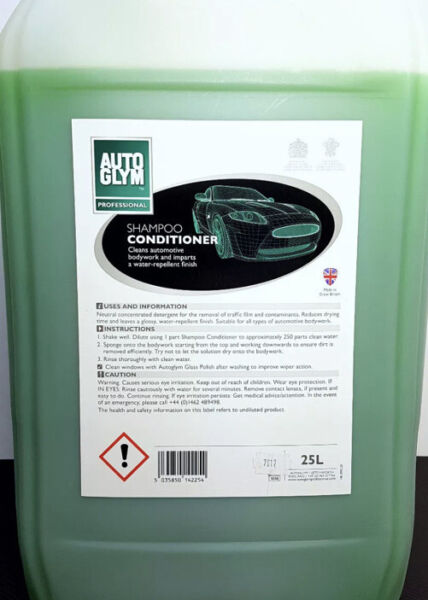 NEW Autoglym Professional SHAMPOO CONDITIONER 25L 25 Litre FREE AIR FRESHENER