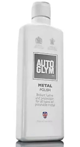 2 X Autoglym Metal Polish Car Motorbike Motorcycle  Compound Cream Steel Chrome