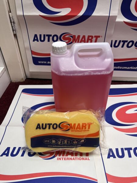 Autosmart Ali Shine 5 Litre Acid Wheel Cleaner Alloy Plastic Painted With Sponge