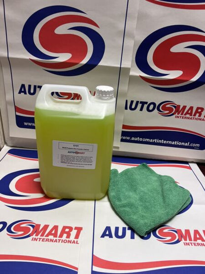 AutoSmart *G101* All Multi Purpose Cleaner CAR Wash Valet CLEAN 5L & Free Cloth