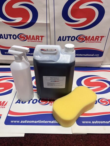 AUTOSMART PRO SMART WHEELS 5L Acid Free Cleaner, FREE SPONGE & SPRAY BOTTLE