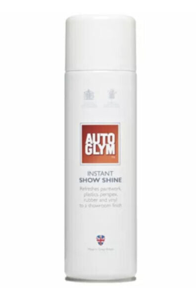 Autoglym Instant Show Shine & AutoGlym Glass Spray & 2 x Microfibre Cloths 450ml