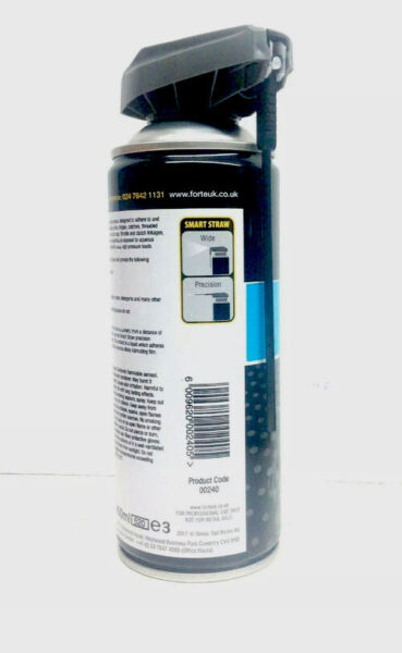 New Forte Clear Grease 400ml Spray Can Lubricant Locks Hinges Catches Pivots Etc