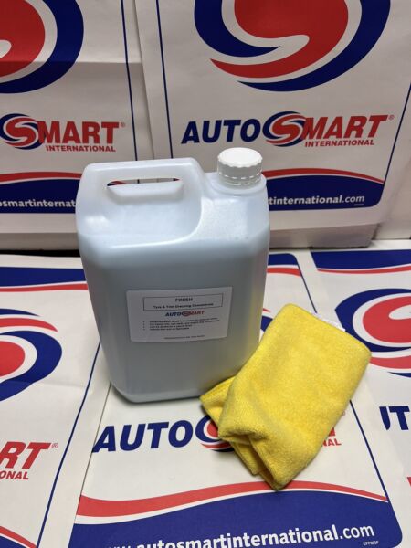 Autosmart Finish Interior Trim Tyre & Engine Dressing Shine 5L Free Cloth P&P