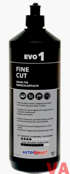 AUTOSMART EVO 1 - FINE FINISHING COMPOUND - POLISH -HIGH GLOSS SWIRL FREE FINISH